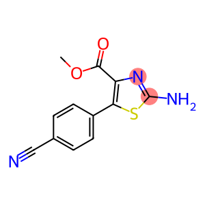 METHYL 2-AMINO-5-(4-CYANOPHENYL)-1,3-THIAZOLE-4-CARBOXYLATE