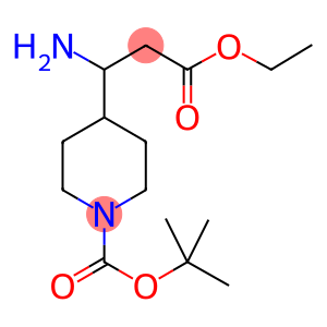 4-Piperidinepropanoic acid, β-amino-1-[(1,1-dimethylethoxy)carbonyl]-, ethyl ester