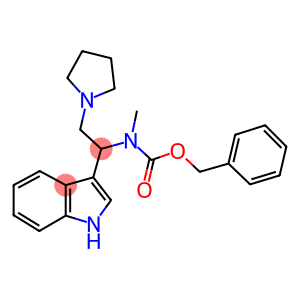 benzyl [1-(1H-indol-3-yl)-2-pyrrolidin-1-ylethyl]methylcarbamate