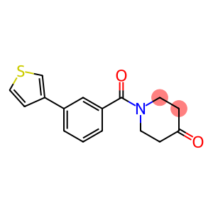 1-(3-THIOPHEN-3-YL-BENZOYL)-PIPERIDIN-4-ONE