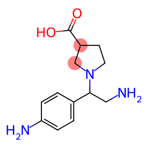 1-[2-AMINO-1-(4-AMINO-PHENYL)-ETHYL]-PYRROLIDINE-3-CARBOXYLIC ACID