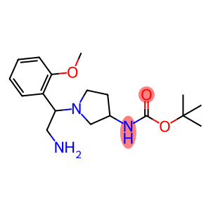3-N-BOC-AMINO-1-[2-AMINO-1-(2-METHOXY-PHENYL)-ETHYL]-PYRROLIDINE