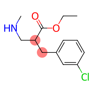 ETHYL 3-(3-CHLORO-PHENYL)-2-METHYLAMINOMETHYL-PROPIONATE