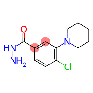 4-chloro-3-piperidin-1-ylbenzohydrazide