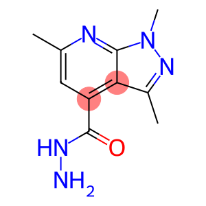 1,3,6-trimethyl-1H-pyrazolo[3,4-b]pyridine-4-carbohydrazide