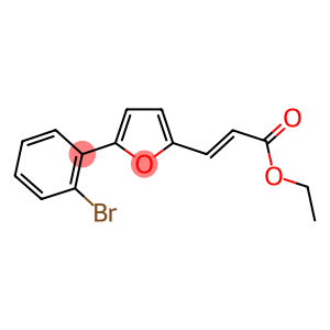 3-[5-(2-BROMO-PHENYL)-FURAN-2-YL]-ACRYLIC ACID ETHYL ESTER