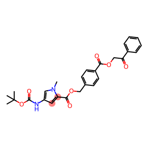 4-BOC-AMINO-1-METHYL-1H-PYRROLE-2-CARBOXYLIC ACID 4-(2-OXO-2-PHENYL-ETHOXYCARBONYL)-BENZYL ESTER