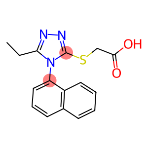 (5-ETHYL-4-NAPHTHALEN-1-YL-4 H-[1,2,4]TRIAZOL-3-YLSULFANYL)-ACETIC ACID