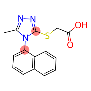 (5-METHYL-4-NAPHTHALEN-1-YL-4 H-[1,2,4]TRIAZOL-3-YLSULFANYL)-ACETIC ACID