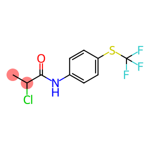 Propanamide, 2-chloro-N-[4-[(trifluoromethyl)thio]phenyl]-