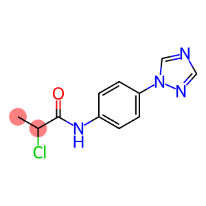 2-chloro-N-(4-(1,2,4-triazol-1-yl)phenyl)propanamide