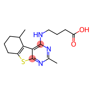 4-(2,5-DIMETHYL-5,6,7,8-TETRAHYDRO-BENZO[4,5]-THIENO[2,3-D]PYRIMIDIN-4-YLAMINO)-BUTYRIC ACID