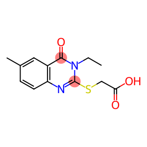 (3-ETHYL-6-METHYL-4-OXO-3,4-DIHYDRO-QUINAZOLIN-2-YLSULFANYL)-ACETIC ACID