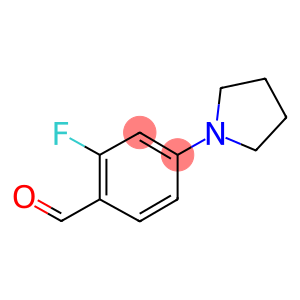 2-FLUORO-4-PYRROLIDIN-1-YL-BENZALDEHYDE