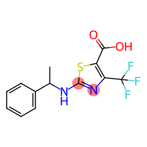 2-[(1-phenylethyl)amino]-4-(trifluoromethyl)-1,3-thiazole-5-carboxylic acid