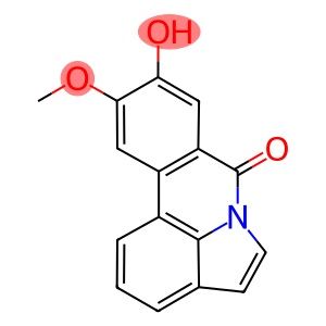 7H-Pyrrolo[3,2,1-de]phenanthridin-7-one,9- hydroxy-10-methoxy-