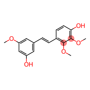 Phenol, 4-[(1E)-2-(3-hydroxy-5-methoxyphenyl)ethenyl]-2,3-dimethoxy-