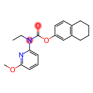 Carbamic acid, ethyl(6-methoxy-2-pyridinyl)-, 5,6,7,8-tetrahydro-2-naphthalenyl ester (9CI)