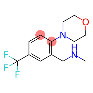 methyl({[2-(morpholin-4-yl)-5-(trifluoromethyl)phenyl]methyl})amine