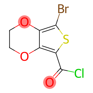 7-BROMO-2,3-DIHYDROTHIENO[3,4-B][1,4]DIOXINE-5-CARBONYL CHLORIDE 90