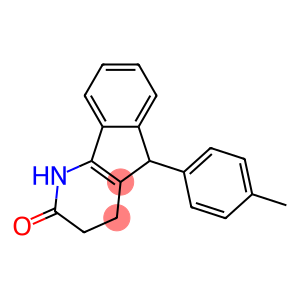 2H-Indeno[1,2-b]pyridin-2-one, 1,3,4,5-tetrahydro-5-(4-methylphenyl)-