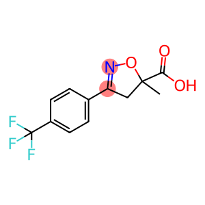 5-Methyl-3-(4-trifluoromethyl-phenyl)-4,5-dihydro-isoxazole-5-carboxylic acid