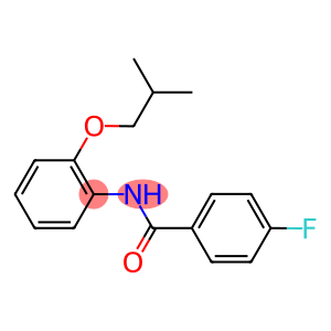 4-fluoro-N-(2-isobutoxyphenyl)benzamide