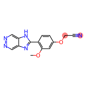 Acetonitrile, [4-(1H-imidazo[4,5-d]pyridazin-2-yl)-3-methoxyphenoxy]-