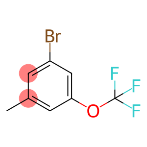 1-Bromo-3-methyl-5-(trifluoromethoxy)benzene, 3-Bromo-5-methylphenyl trifluoromethyl ether, 3-Bromo-5-methyl-alpha,alpha,alpha-trifluoroanisole