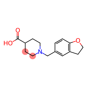1-(2,3-DIHYDRO-1-BENZOFURAN-5-YLMETHYL)-4-PIPERIDINECARBOXYLIC ACID