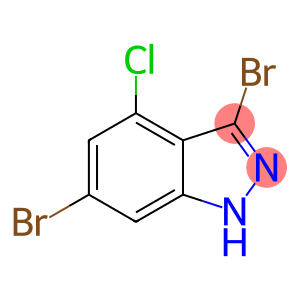 3,6-DIBROMO-4-CHLORO (1H)INDAZOLE