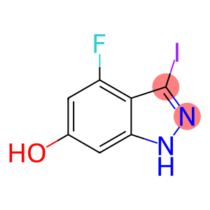 4-FLUORO-6-HYDROXY-3-IODO (1H)INDAZOLE