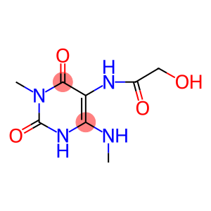 2-HYDROXY-N-[3-METHYL-6-(METHYLAMINO)-2,4-DIOXO-1,2,3,4-TETRAHYDROPYRIMIDIN-5-YL]ACETAMIDE