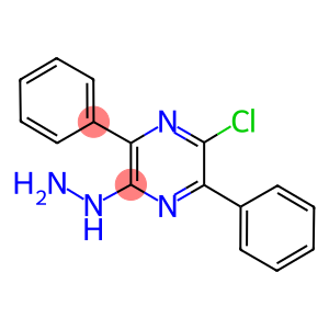 2-CHLORO-5-HYDRAZINO-3,6-DIPHENYLPYRAZINE