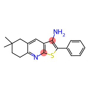 6,6-DIMETHYL-2-PHENYL-5,6,7,8-TETRAHYDROTHIENO[2,3-B]QUINOLIN-3-YLAMINE