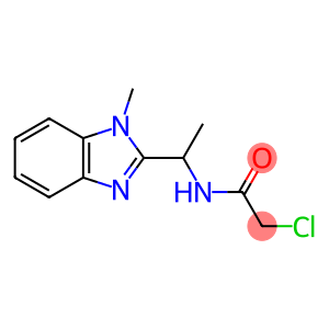 2-chloro-N-[1-(1-methyl-1H-benzimidazol-2-yl)ethyl]acetamide