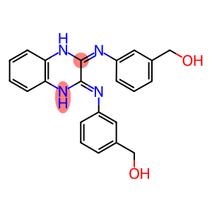 (3-[(3-([3-(HYDROXYMETHYL)PHENYL]IMINO)-3,4-DIHYDROQUINOXALIN-2(1H)-YLIDENE)AMINO]PHENYL)METHANOL