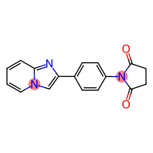 1-(4-IMIDAZO[1,2-A]PYRIDIN-2-YLPHENYL)-2,5-PYRROLIDINEDIONE