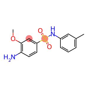 4-AMINO-3-METHOXY-N-(3-METHYLPHENYL)BENZENESULFONAMIDE