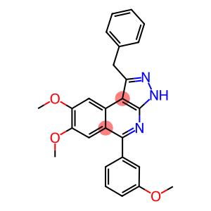 1-BENZYL-7,8-DIMETHOXY-5-(3-METHOXYPHENYL)-3H-PYRAZOLO[3,4-C]ISOQUINOLINE