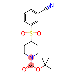 4-(3-CYANO-BENZENESULFONYL)-PIPERIDINE-1-CARBOXYLIC ACID TERT-BUTYL ESTER