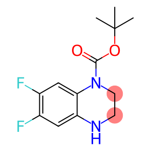 tert-butyl 6,7-difluoro-3,4-dihydro-2H-quinoxaline-1-carboxylate
