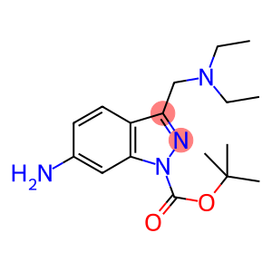 6-AMINO-3-DIETHYLAMINOMETHYL-INDAZOLE-1-CARBOXYLIC ACID TERT-BUTYL ESTER