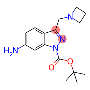 6-AMINO-3-AZETIDIN-1-YLMETHYL-INDAZOLE-1-CARBOXYLIC ACID TERT-BUTYL ESTER