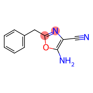 4-Oxazolecarbonitrile, 5-amino-2-(phenylmethyl)-