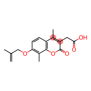 2-[4,8-dimethyl-7-(2-methylprop-2-enoxy)-2-oxo-3-chromenyl]acetic acid