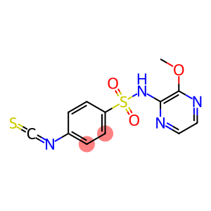 4-isothiocyanato-N-(3-methoxy-2-pyrazinyl)benzenesulfonamide