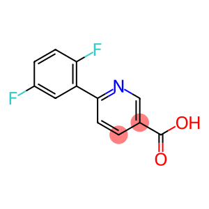 3-Pyridinecarboxylic acid, 6-(2,5-difluorophenyl)-