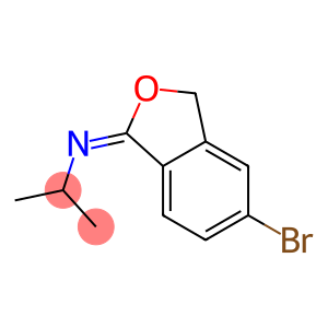 2-Propanamine,  N-(5-bromo-1(3H)-isobenzofuranylidene)-