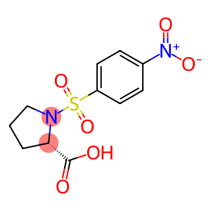 1-(4-nitrophenyl)sulfonyl-2-pyrrolidinecarboxylic acid